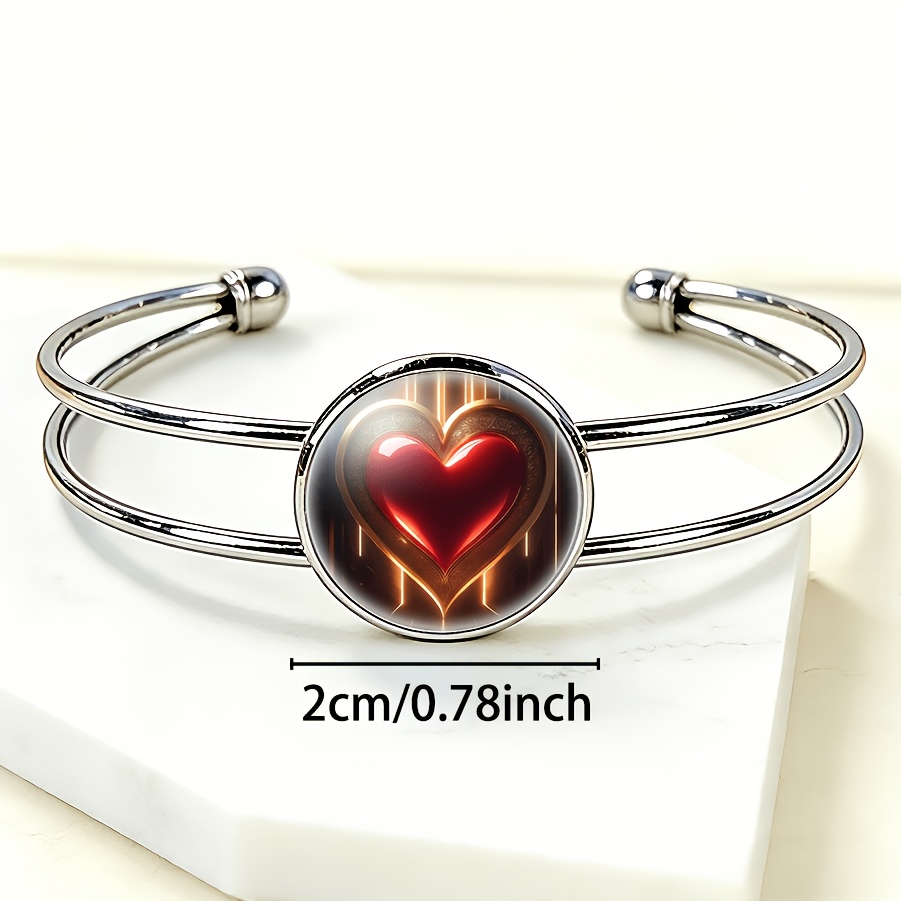 Adjustable Round Time Gem Inlaid Classic Bracelet, Versatile Gift